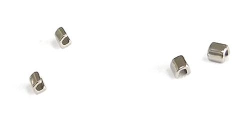 Klemm-Stops crimpable aus Edelstahl, 1 mm Länge