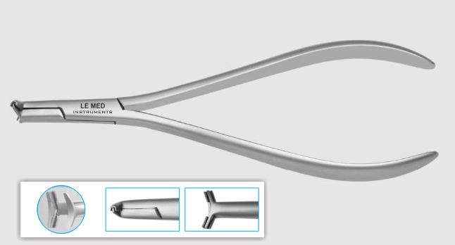 Lingual Cinch Back Large Wire Serrated Tips LM056