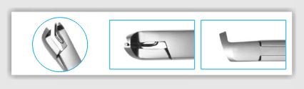 Flush Cut Distal End w. Safety Hold Long Handle